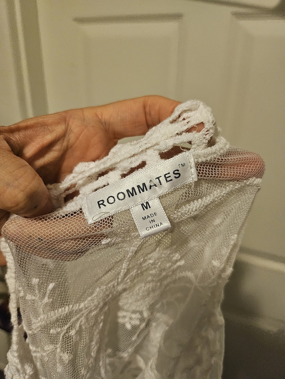 Roommates White Lace Swim Coverup - Picture 6 of 6